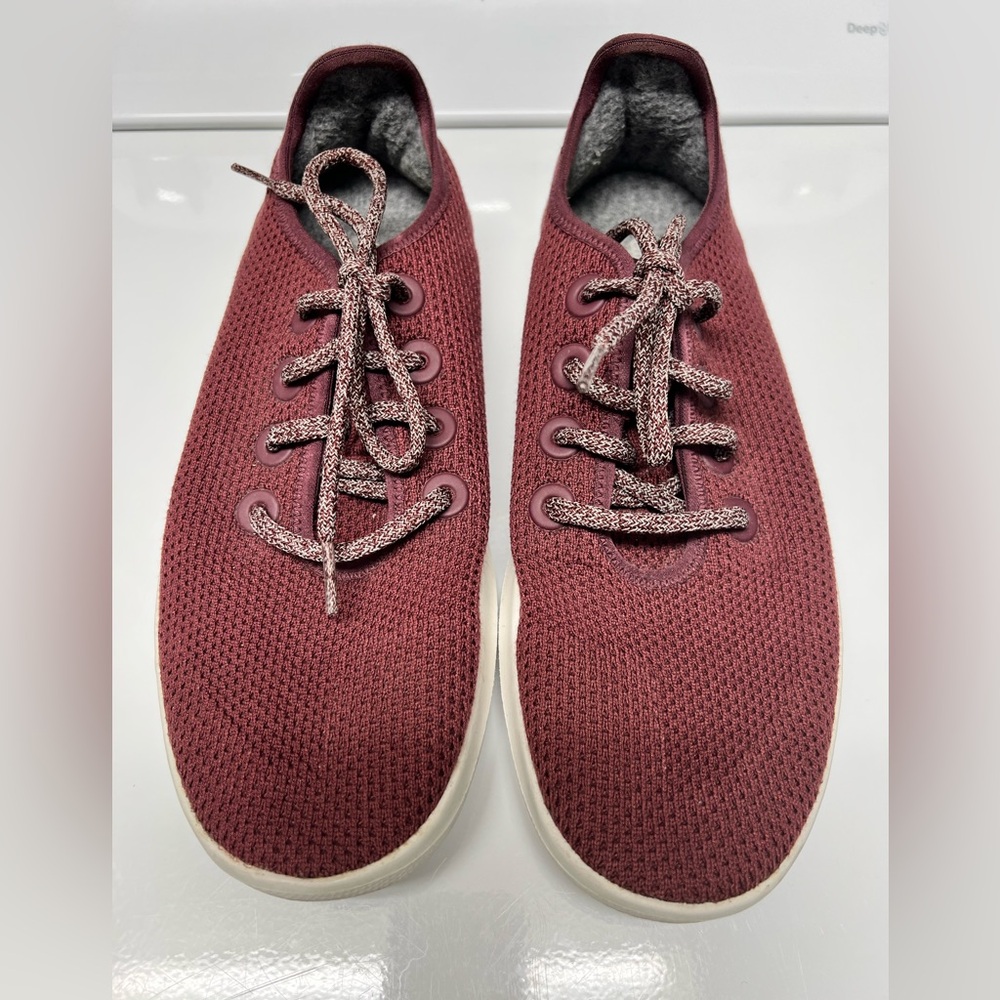 Allbirds Maroon Knit Sneakers